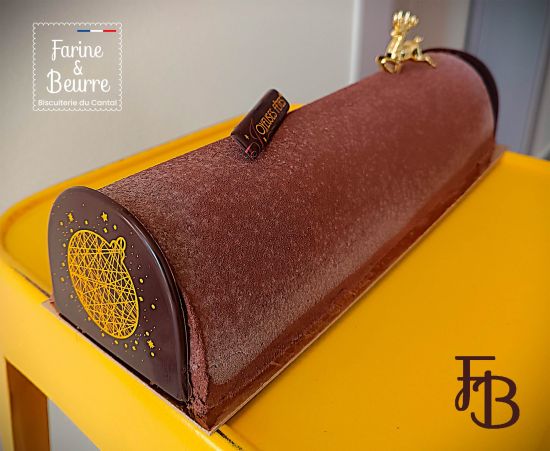 Buche de Noël Farine et Beurre Laroquebrou Cantal